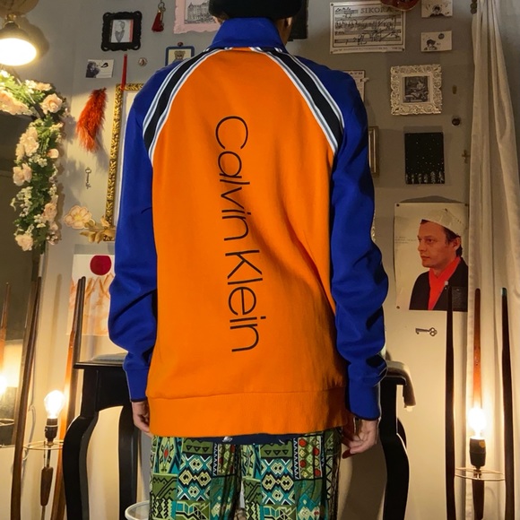 Calvin Klein Colour Block Zip Up Jacket - Picture 2 of 8